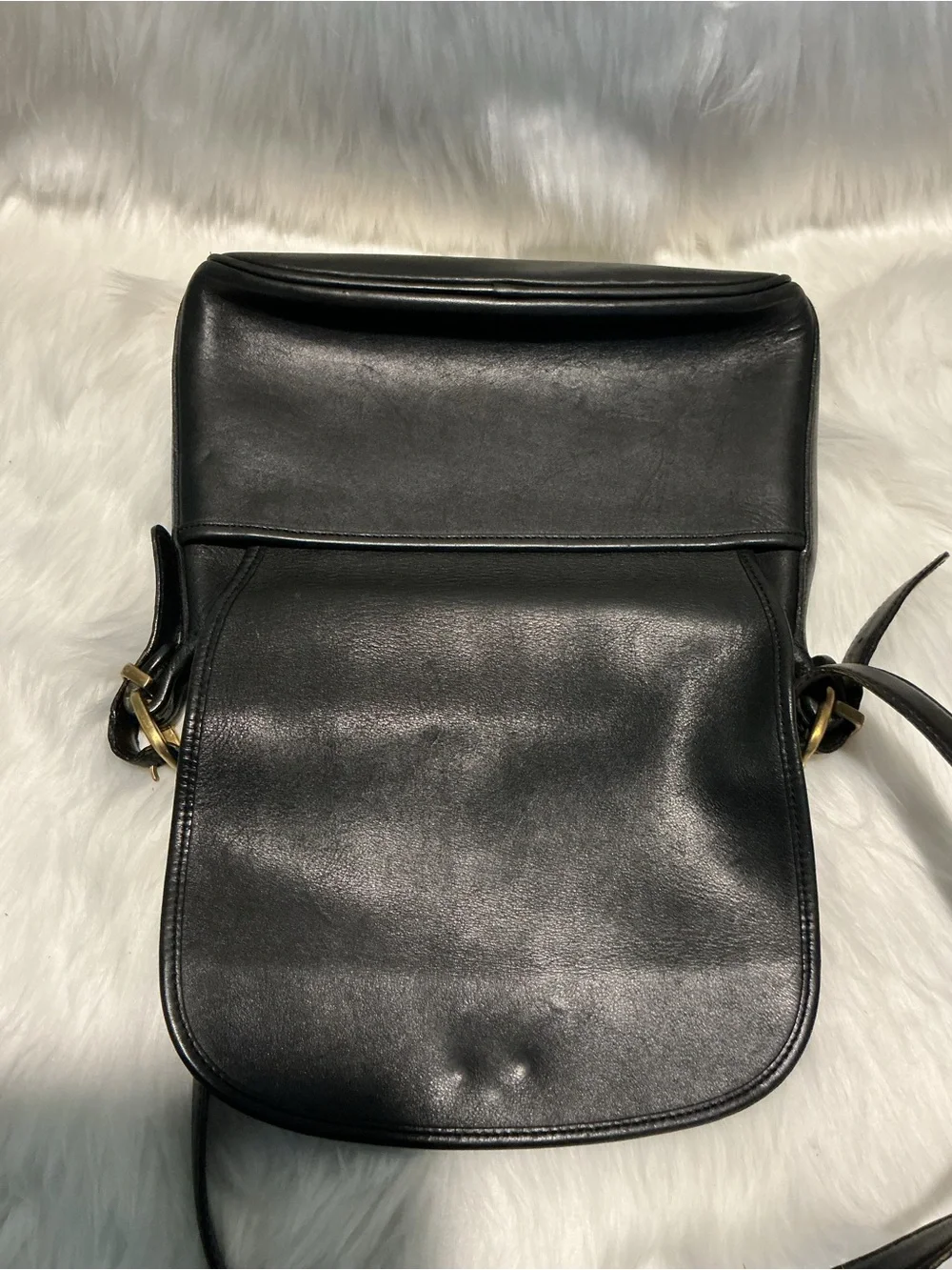 Coach Vintage Town Bag 1990s Vintage Black Leather